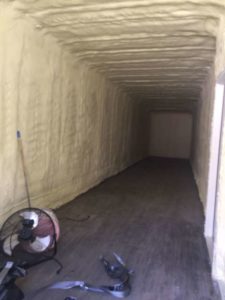 closed cell spray foam insulation in crawl space